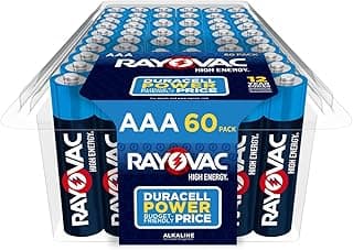 Rayovac High Energy AAA Batteries (60 Pack)