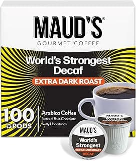 World's Strongest Decaf Coffee Pods