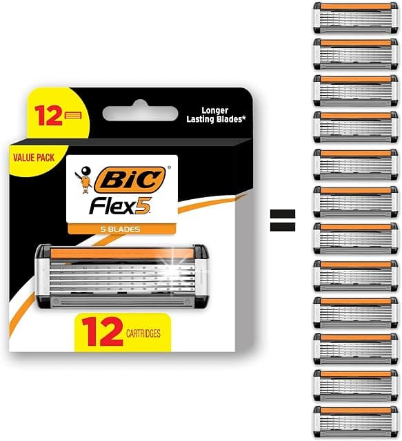 BIC Flex 5 Refillable Razors for Men