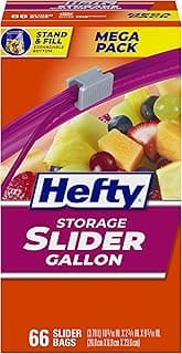 Hefty Slider Gallon Storage Bags