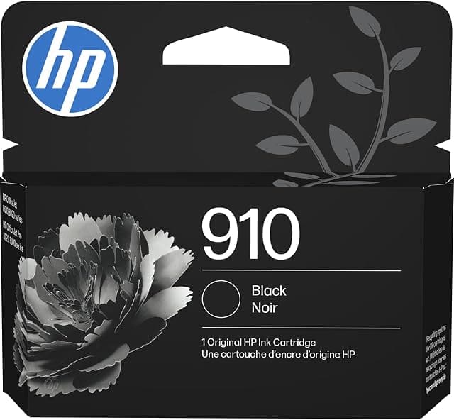 HP 910 Black Ink Cartridge | Works with OfficeJet 8010