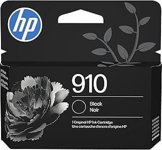HP 910 Black Ink Cartridge | Works with OfficeJet 8010
