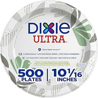 Dixie Ultra 10 Inch Heavy-Weight Paper Plates By GP PRO