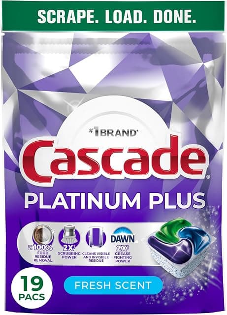 Cascade Platinum Plus Dishwasher Pods