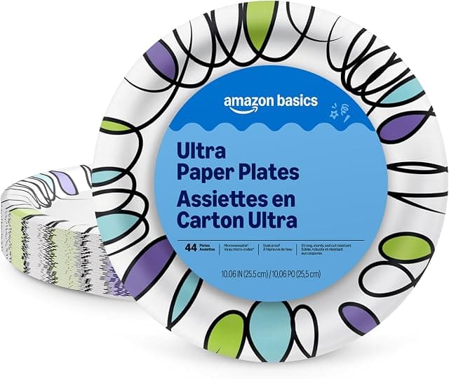 Amazon Basics Ultra Paper Plates
