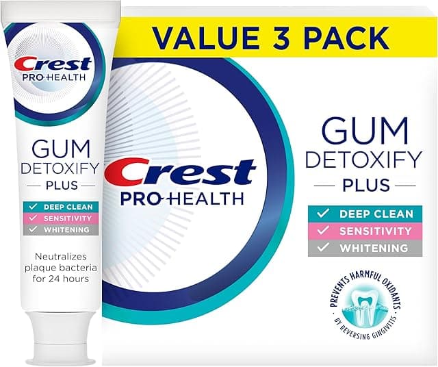 Crest Pro-Health Gum Detoxify Plus Toothpaste 4.5 oz Pack of 3…