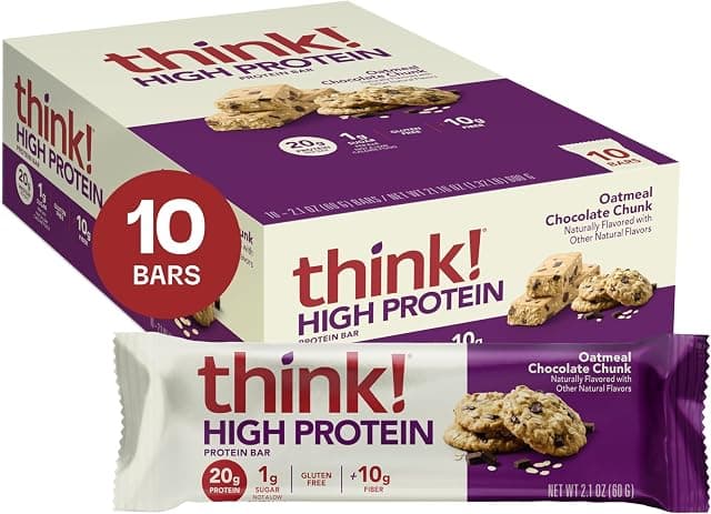 think! Protein Bars, High Protein Snacks, Gluten Free, High…