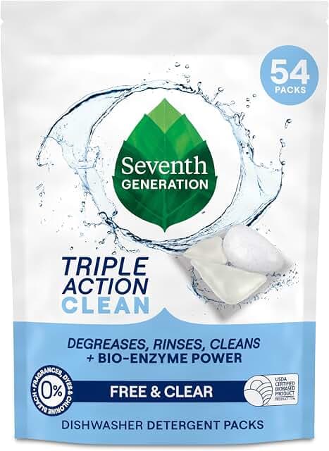 Seventh Generation Triple Action Clean Automatic Dishwasher…