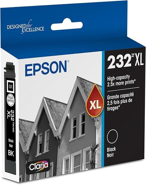 EPSON 232 Claria Ink High Capacity Black Cartridge…