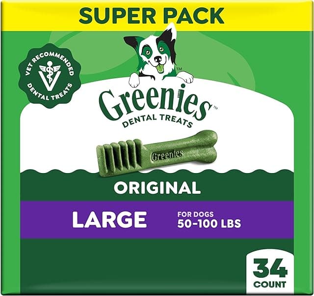 Greenies Veterinarian-Recommended Adult Natural Dental Dog…