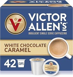 White Chocolate Caramel Flavored Cappuccino