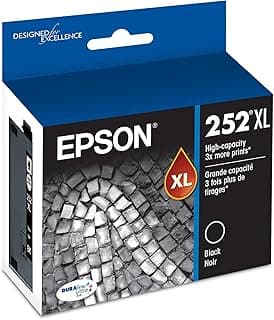 EPSON 252 DURABrite Ultra Ink High Capacity Black Cartridge…