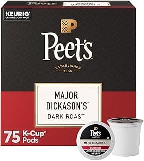 Peet's Coffee, Dark Roast Keurig K-Cup Pods, 100% Arabica…