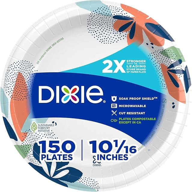 Dixie Large Paper Plates