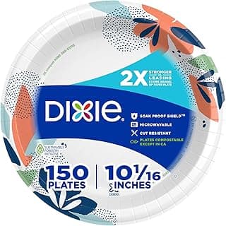 Dixie Large Paper Plates
