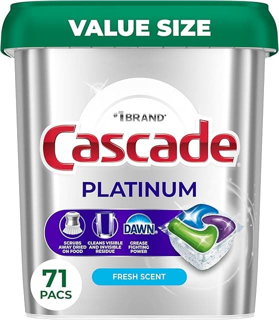 Cascade Platinum Dishwasher Pods
