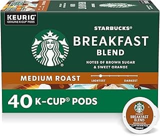 K-Cup Coffee Pods, Breakfast Blend Medium Roast, 40 Count…