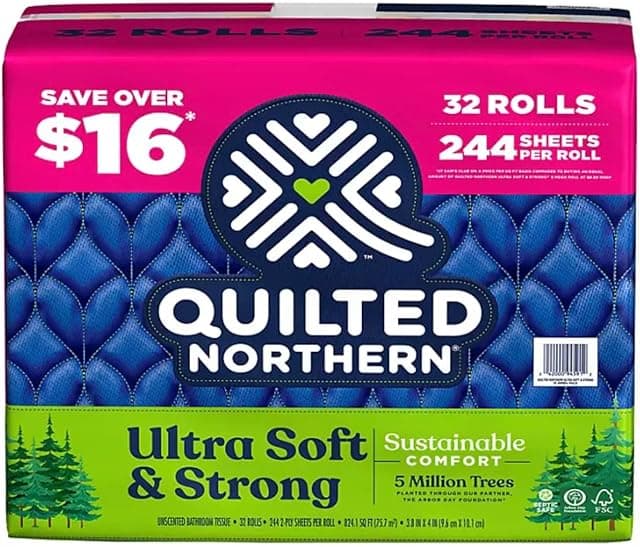 Valpa Quilted Northern Ultra Soft & Strong 2-Ply Toilet Paper