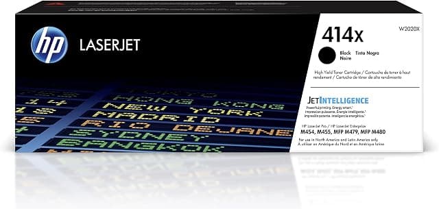 HP 414X Black High-Yield Toner Cartridge | Works with Color…