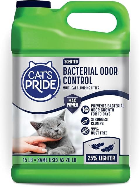 Cat's Pride Max Power: Bacterial Odor Control - Up to 10 Days…