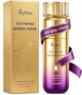 Retinol Peptide Serum for Face & Neck with NAD+ Support