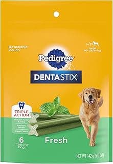 DENTASTIX Dental Dog Treats for Large Dogs Fresh Flavor Dental…