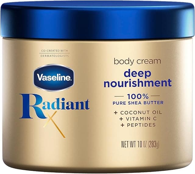 Vaseline Radiant X Deep Nourishment Body Cream 100% Pure Shea…