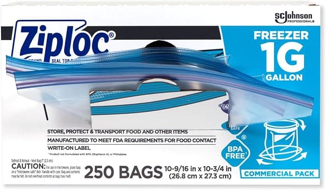 Ziploc Brand Food Storage Freezer Bags