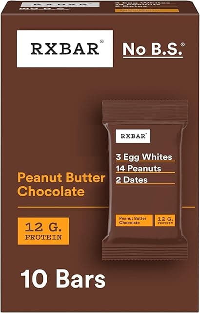 RXBAR Protein Bars, 12g Protein, Gluten Free Snacks, Peanut…