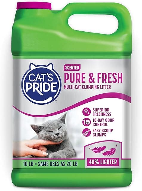 Cat's Pride Premium Lightweight Clumping Litter: Pure & Fresh…