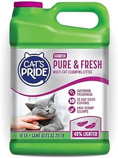 Cat's Pride Premium Lightweight Clumping Litter: Pure & Fresh…