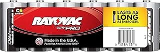Rayovac C Batteries, Ultra Pro C Cell Batteries Alkaline, 6…