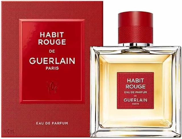 Habit Rouge by Guerlain for Men 3.3 oz Eau de Parfum Spray |