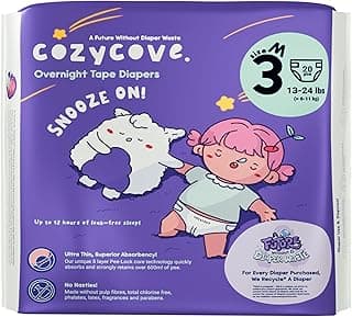 Cozycove Size 3 M (13-24 lbs) Diapers