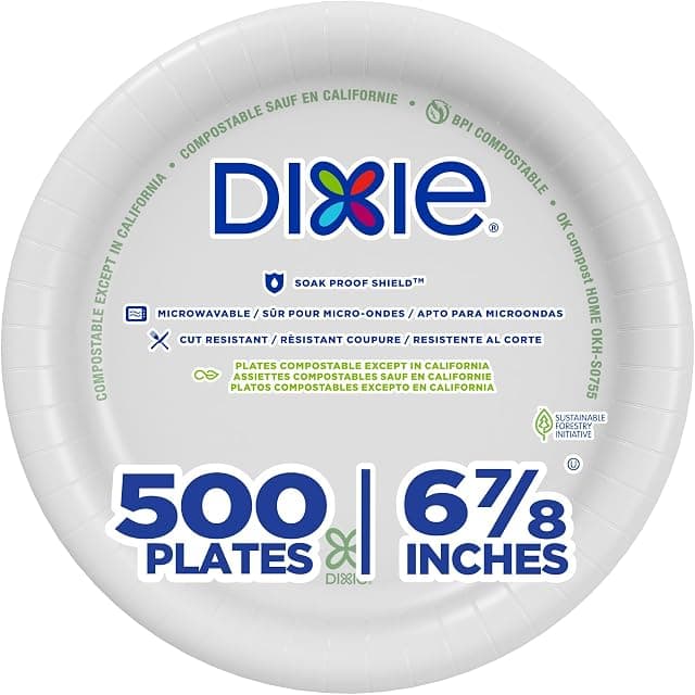 Dixie Ultra 6.8 Inch Medium-Weight Paper Plate by GP PRO