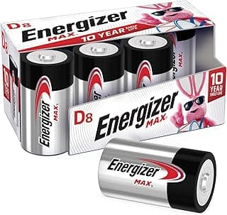 Energizer D Batteries (8 Count)