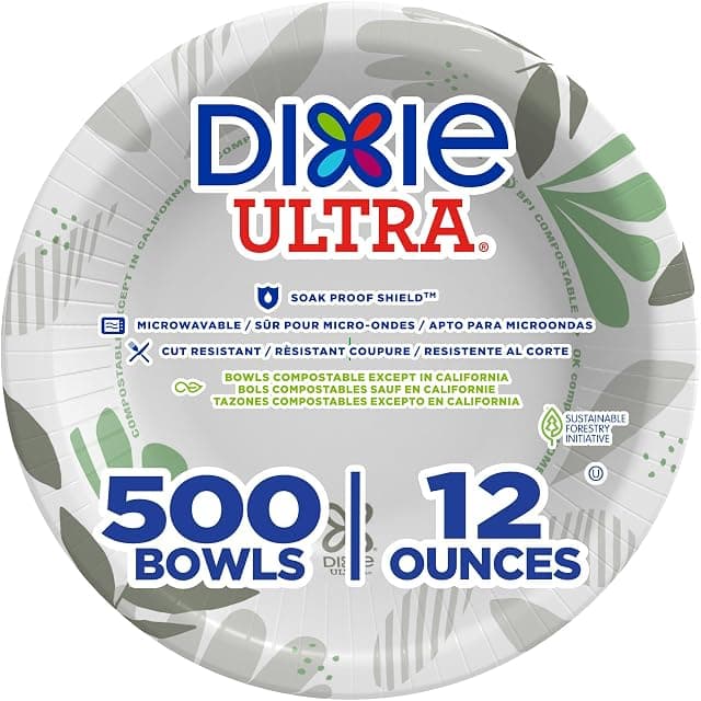 Dixie Ultra 12 oz Heavy-Weight Paper Bowls By GP PRO
