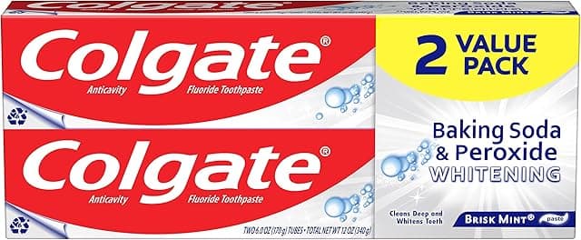 Colgate Baking Soda & Peroxide Toothpaste - Whitens Teeth