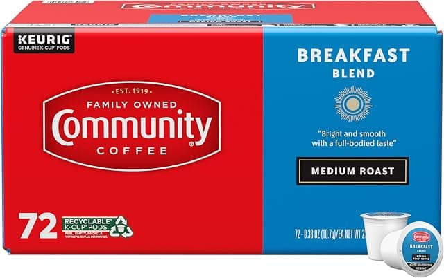 Breakfast Blend, Medium Roast, Single-Serve Keurig K-Cup Pods…