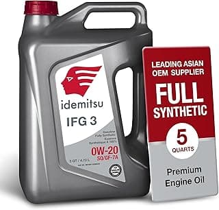 Idemitsu IFG3 0W-20 SP/GF-7A Full Synthetic Motor Oil – 5…