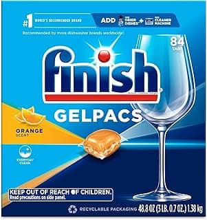 Finish Gelpacs Dishwasher Detergent Pods