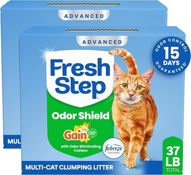 Fresh Step Advanced Odor Shield Light Weight Multi Cat…