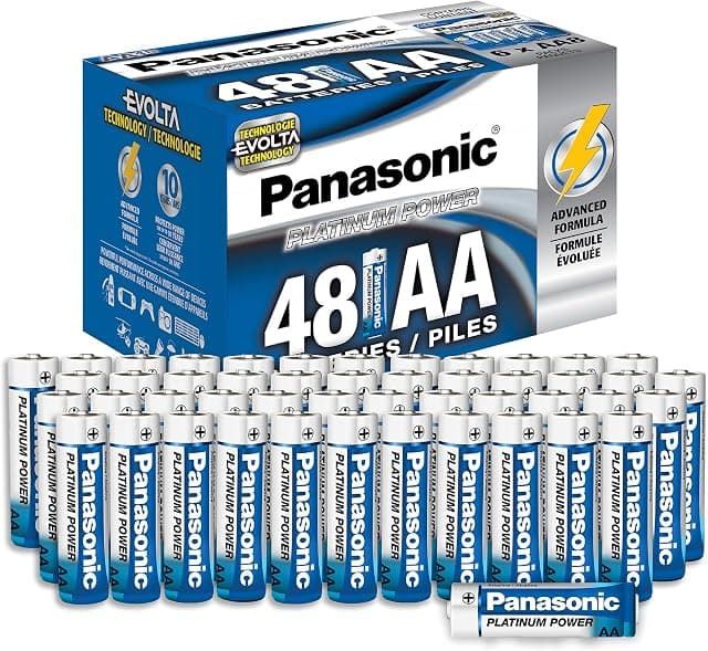 Panasonic Energy Corporation LR6XE/48PC Platinum Power AA…