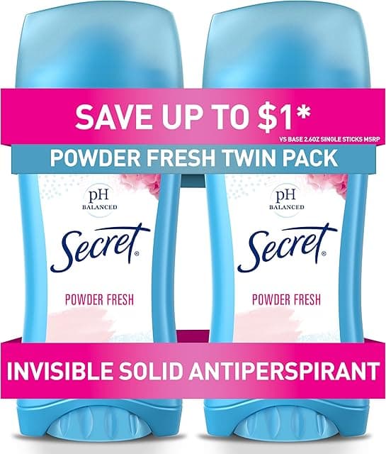 Secret Anti-Perspirant Deodorant Invisible Solid Powder Fresh…