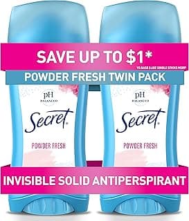 Secret Anti-Perspirant Deodorant Invisible Solid Powder Fresh…