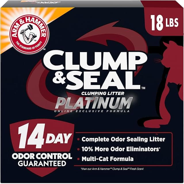 ARM & Hammer Clump & Seal Platinum Clumping Cat Litter