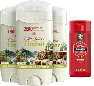 Old Spice Men's Deodorant Aluminum-Free Timber with Sandalwood