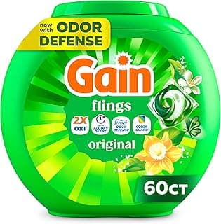 Gain Flings Liquid Washing Detergent Pacs