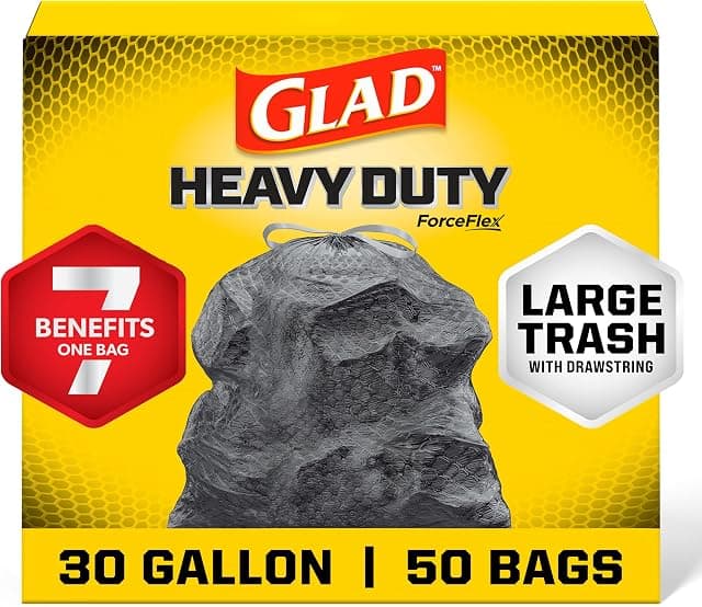 Glad Large 30 Gallon Trash Bags