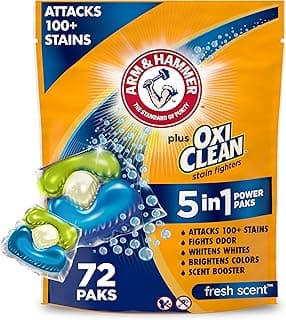 ARM & HAMMER Plus OxiClean Stain Fighters: 5-in-1 Laundry…